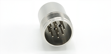 ハーメチックコネクタフランジ無しの構造